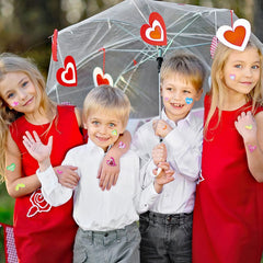 UPINS Valentines stickers for school projects and party games encourage creativity
