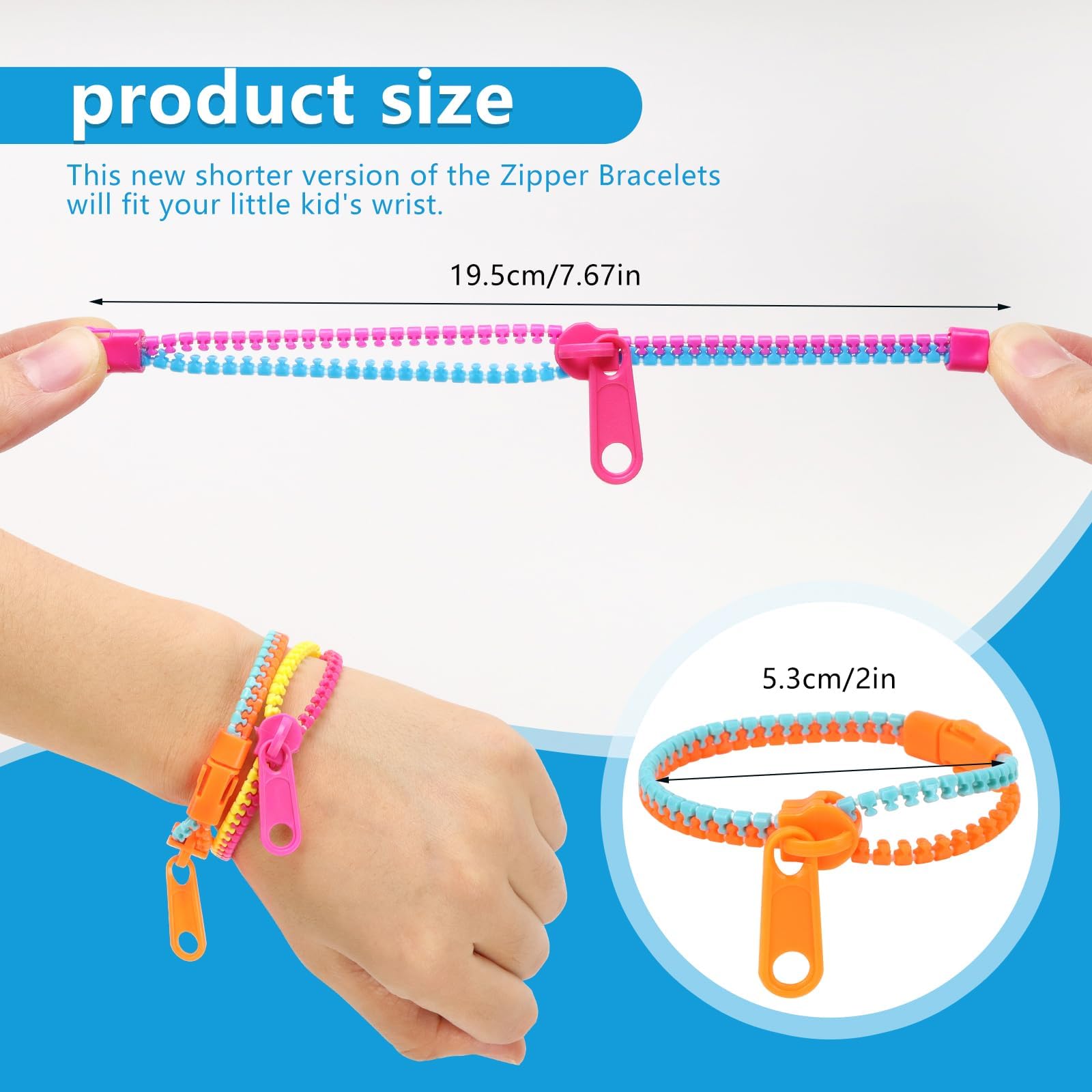 UPlama friendship fidget bracelets in neon colors for tactile play.