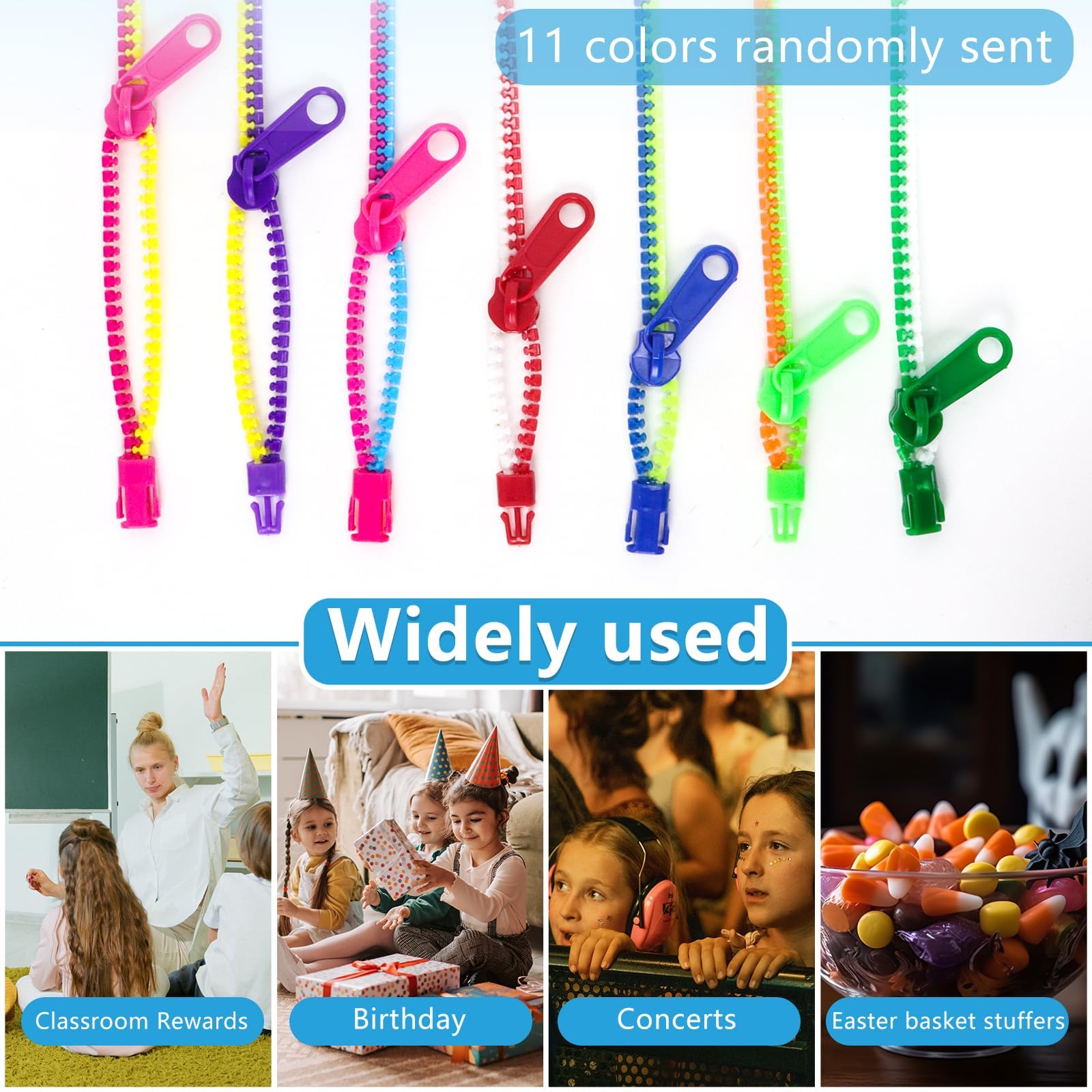 UPlama zipper bracelet fits kids and adults for play.