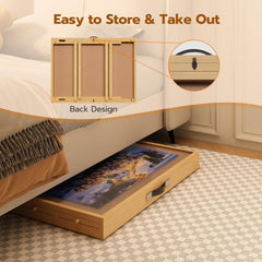 UPVERCY table handles allow easy transport between rooms