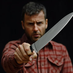 UQJE cosplay prop knife 12-inch for dramatic costume scenes.