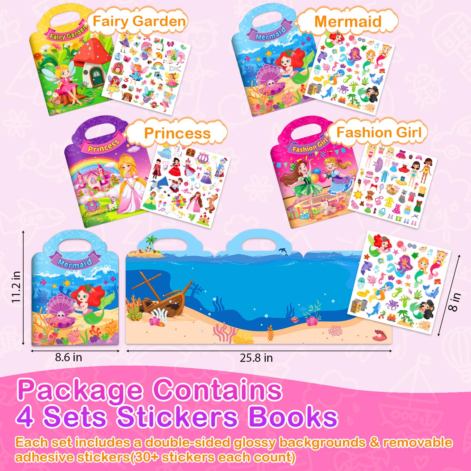 Uranus&No.1 jelly stickers are reusable and mess-free on various surfaces