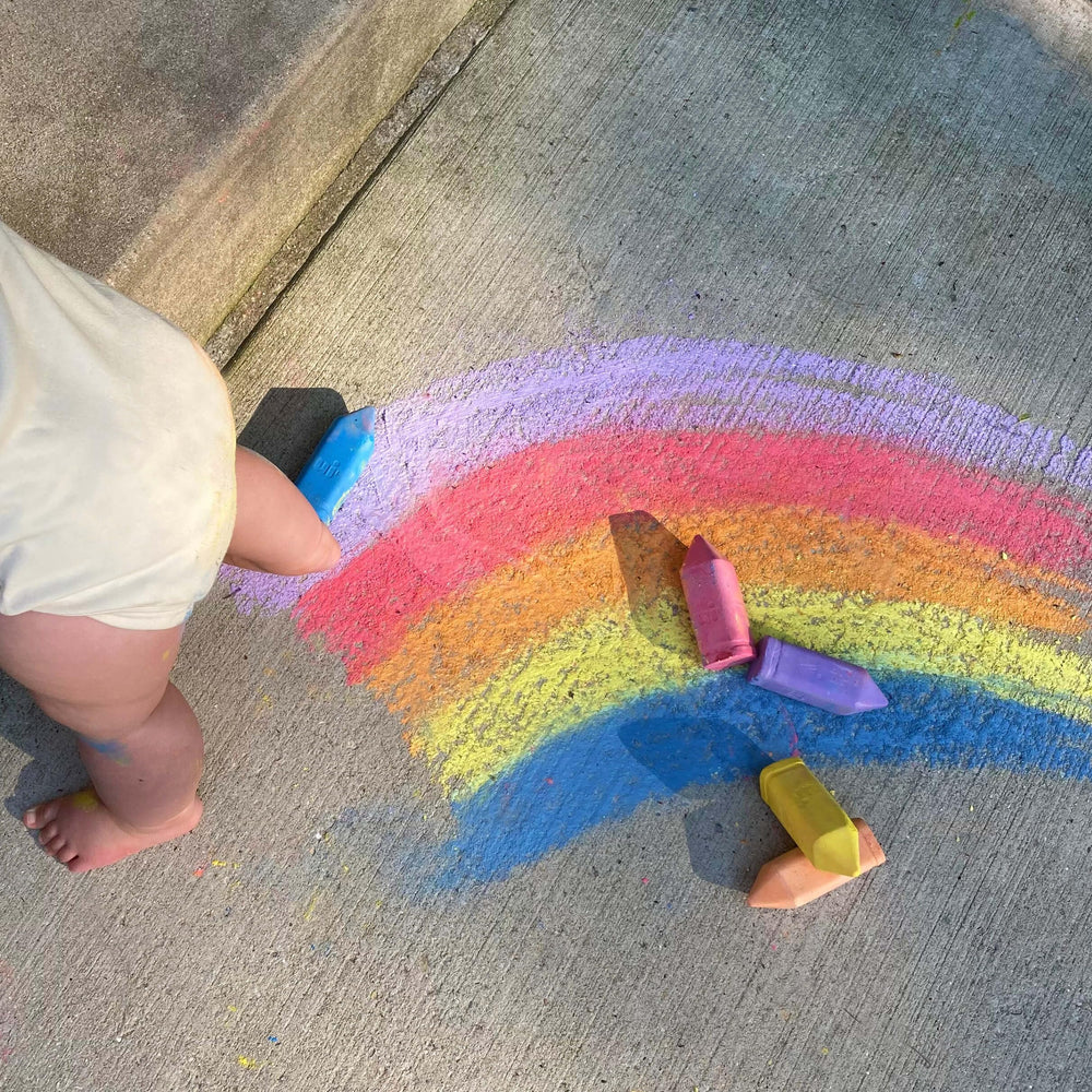 Urban Infant non-toxic chalk pigments offer safer creative fun.