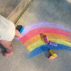 Urban Infant non-toxic chalk pigments offer safer creative fun.