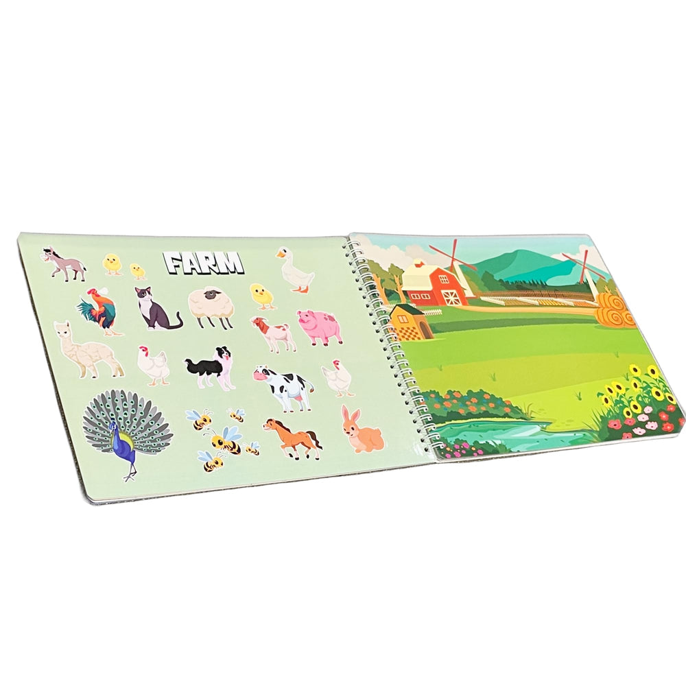 Urban Supply Co Ocean habitat scene stickers — ocean blues invite exploration.
