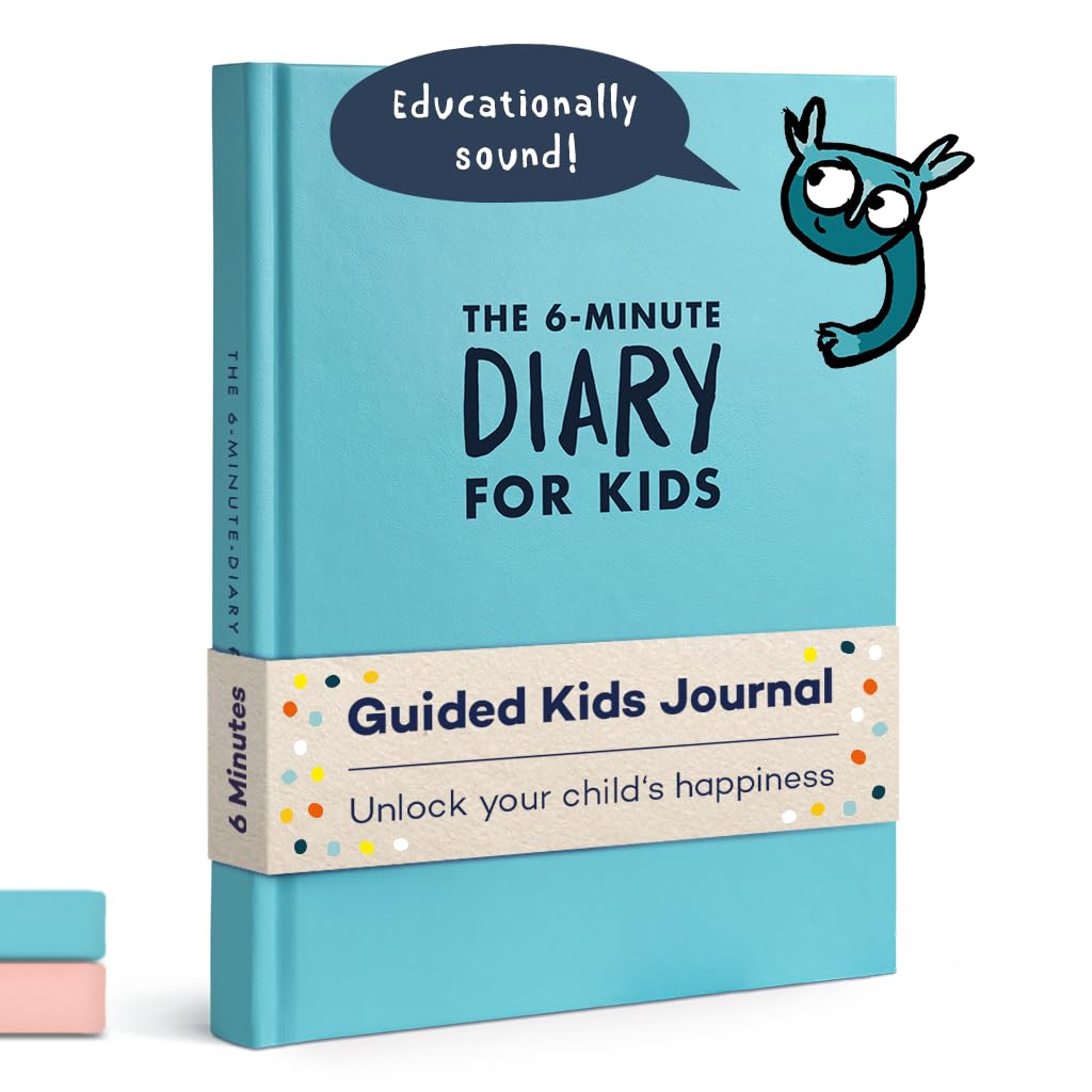 UrBestSelf 6-Minute Kids Diary cover promotes gratitude and calm.