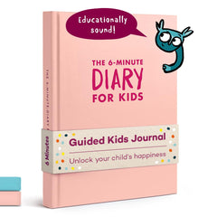 UrBestSelf 6-Minute Kids Diary cover invites daily journaling for kids.