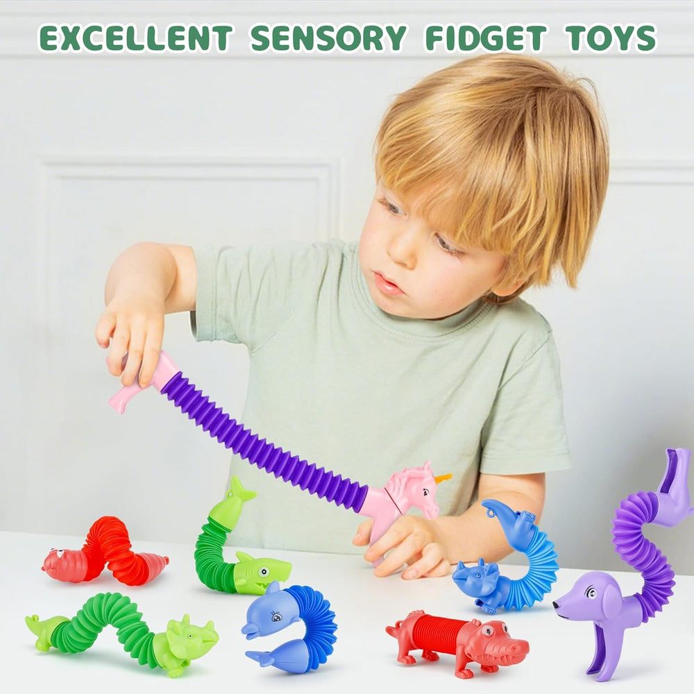UrChoice crocodile tube figure, durable fidget toy for busy hands.