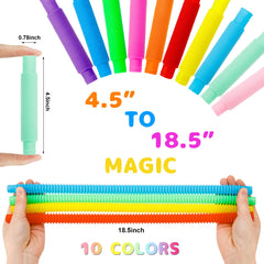 UrChoice Pop Tubes stretchable set showcased for endless bending, popping, and tinkering.