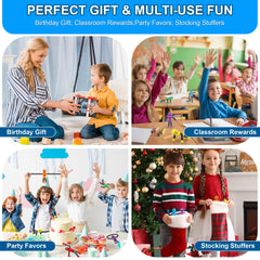UrChoice robot pop tubes multi color pack; connect for extended play and collaborative creativity.