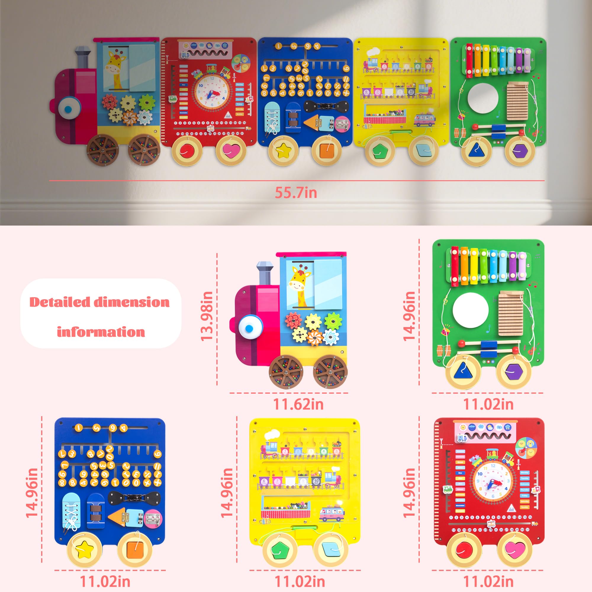 UREDISO magnetic maze panel supporting color sorting with beads