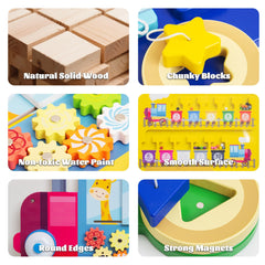 UREDISO numbers and skills section introducing tying laces and basic math tasks