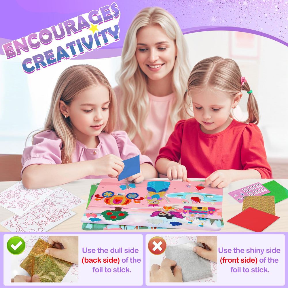URMYWO foil art kit castle and fairy tales sparks creative world-building.