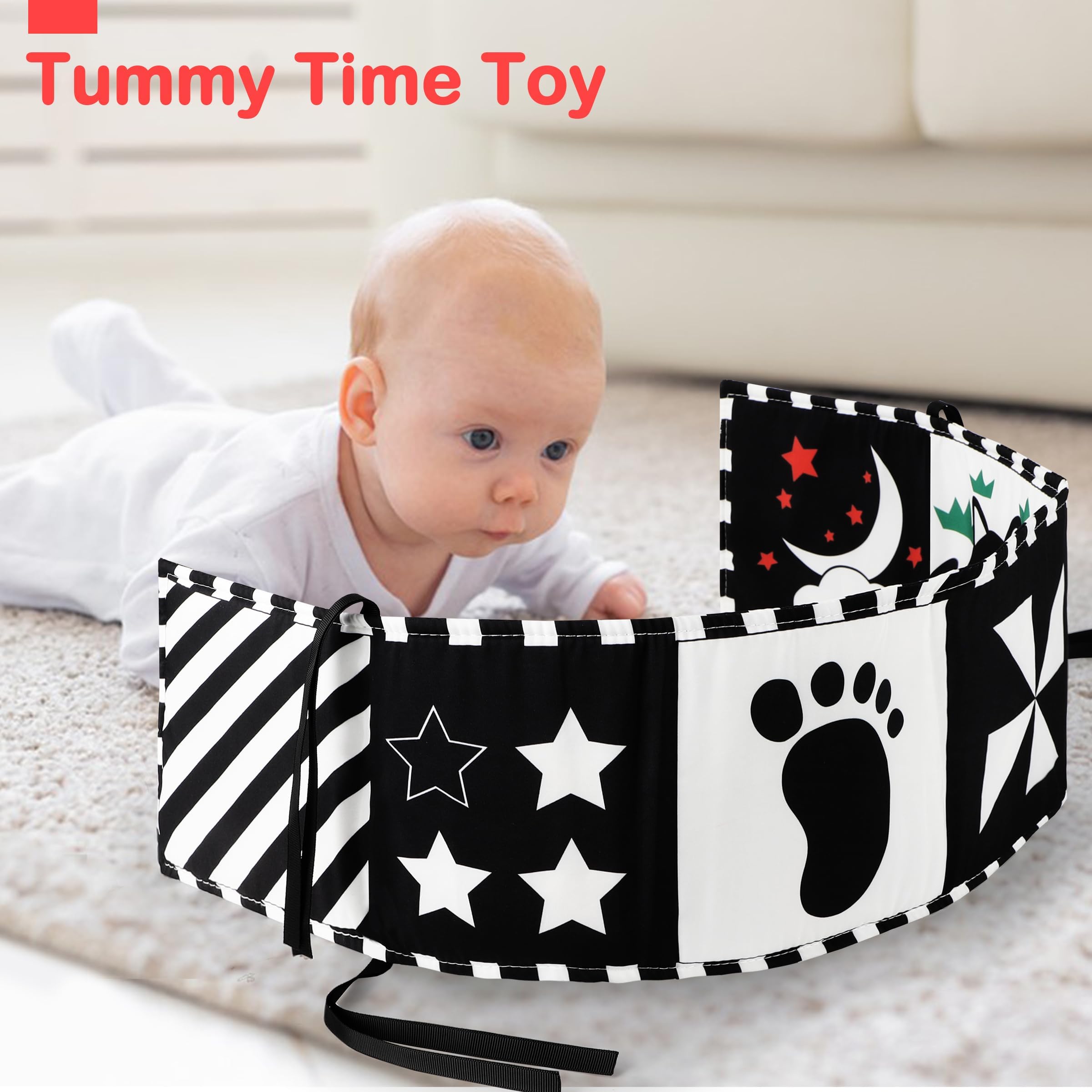 URMYWO attachment straps keep the book secure on crib.