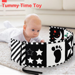 URMYWO attachment straps keep the book secure on crib.