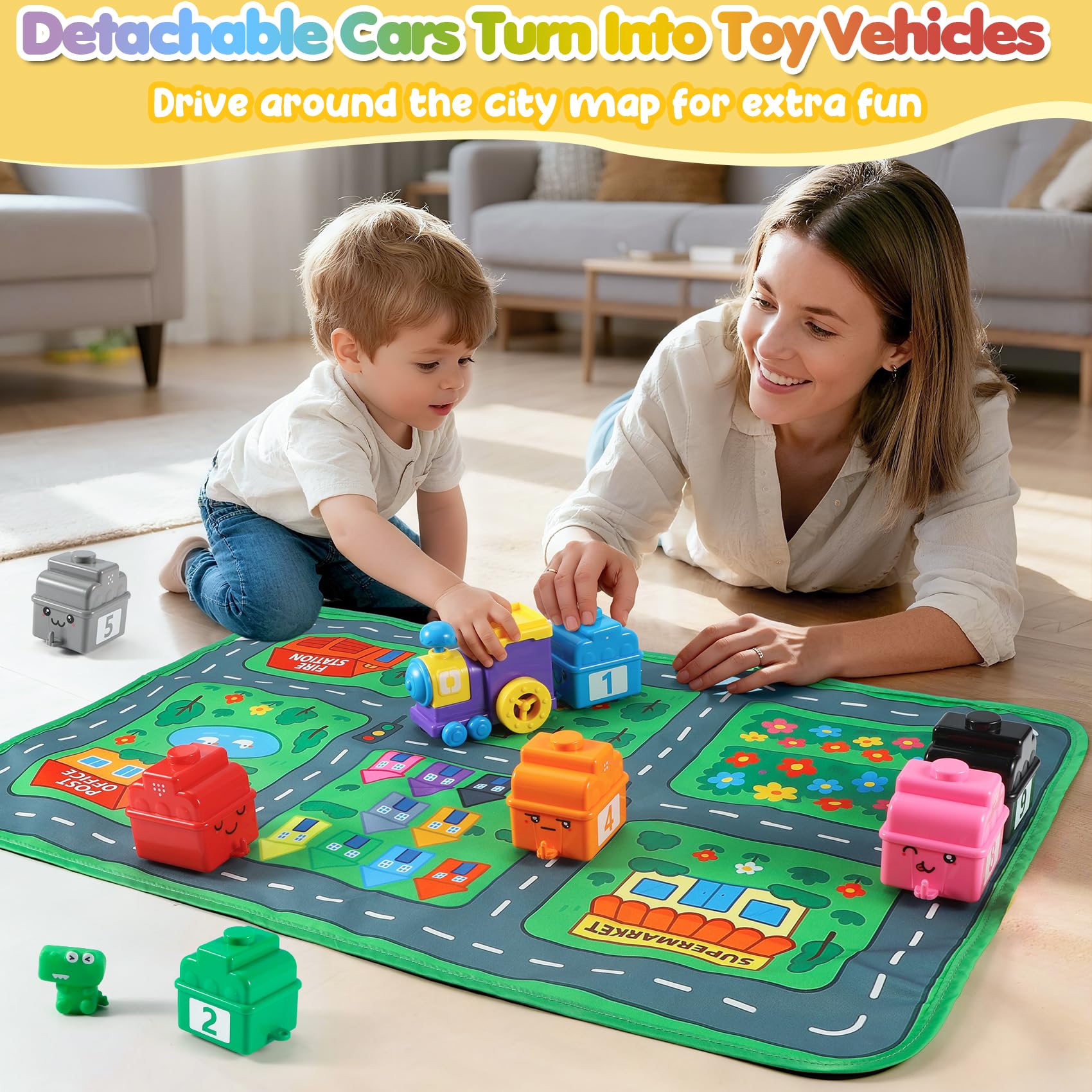 URMYWO Montessori color matching encourages color recognition and coordination.