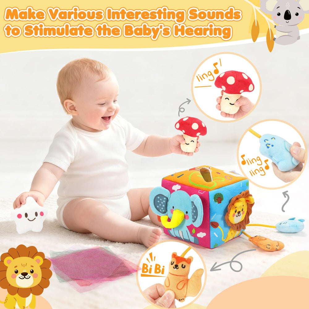 URMYWO Built-in Safety Mirror helps babies observe reflections and develop self-awareness through play.
