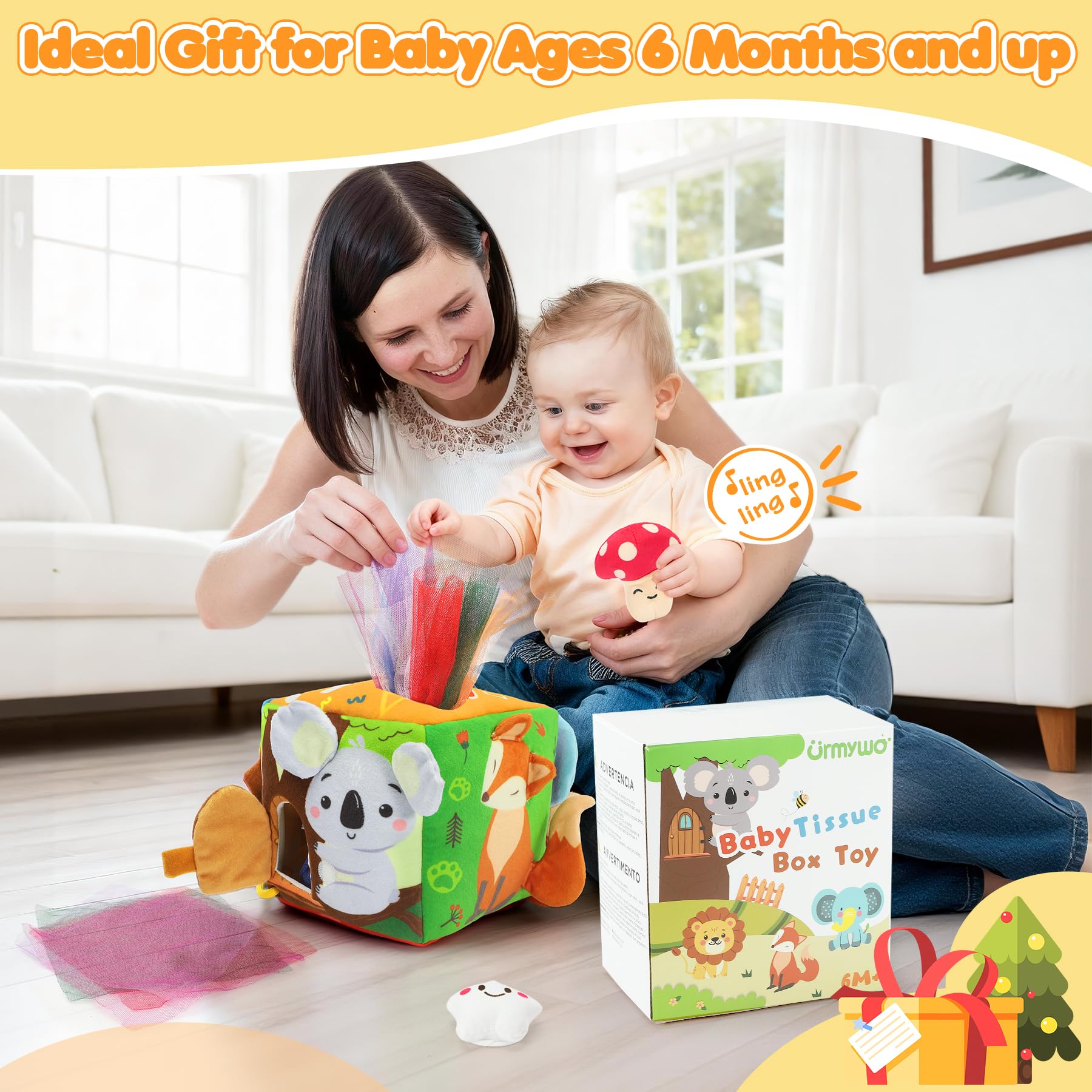 URMYWO Montessori-set makes a thoughtful gift for infants and supports early learning moments.