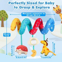 URMYWO pink crinkle hedgehog sensory toy illustrates tactile sounds