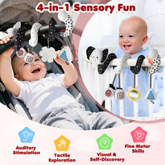 URMYWO Spiral elephant topper crinkle ears add extra sensory delight