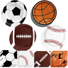 UROINEPA football plates for game-day party use and sturdy dining experience