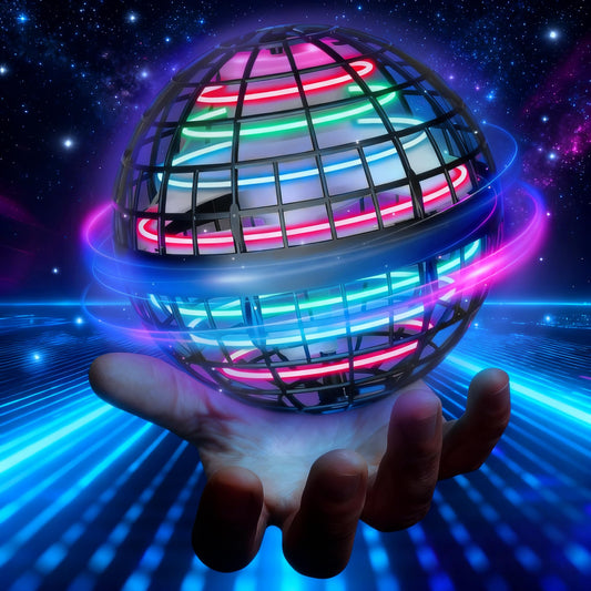 UROINT Flying Orb Ball in flight for outdoor fun and family play.