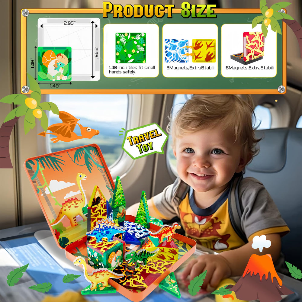 URRLUNA erupting volcano scene tiles spark dynamic storytelling fun.