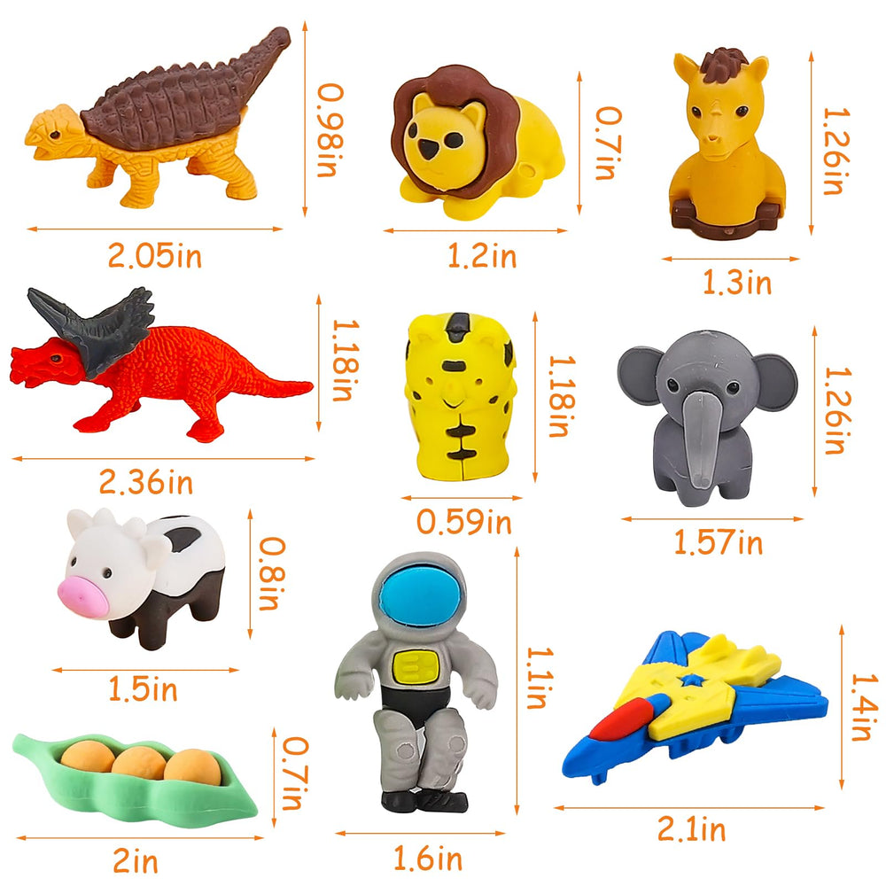 URSKYTOUS bears-for-kids erasers enhance storytelling and play.