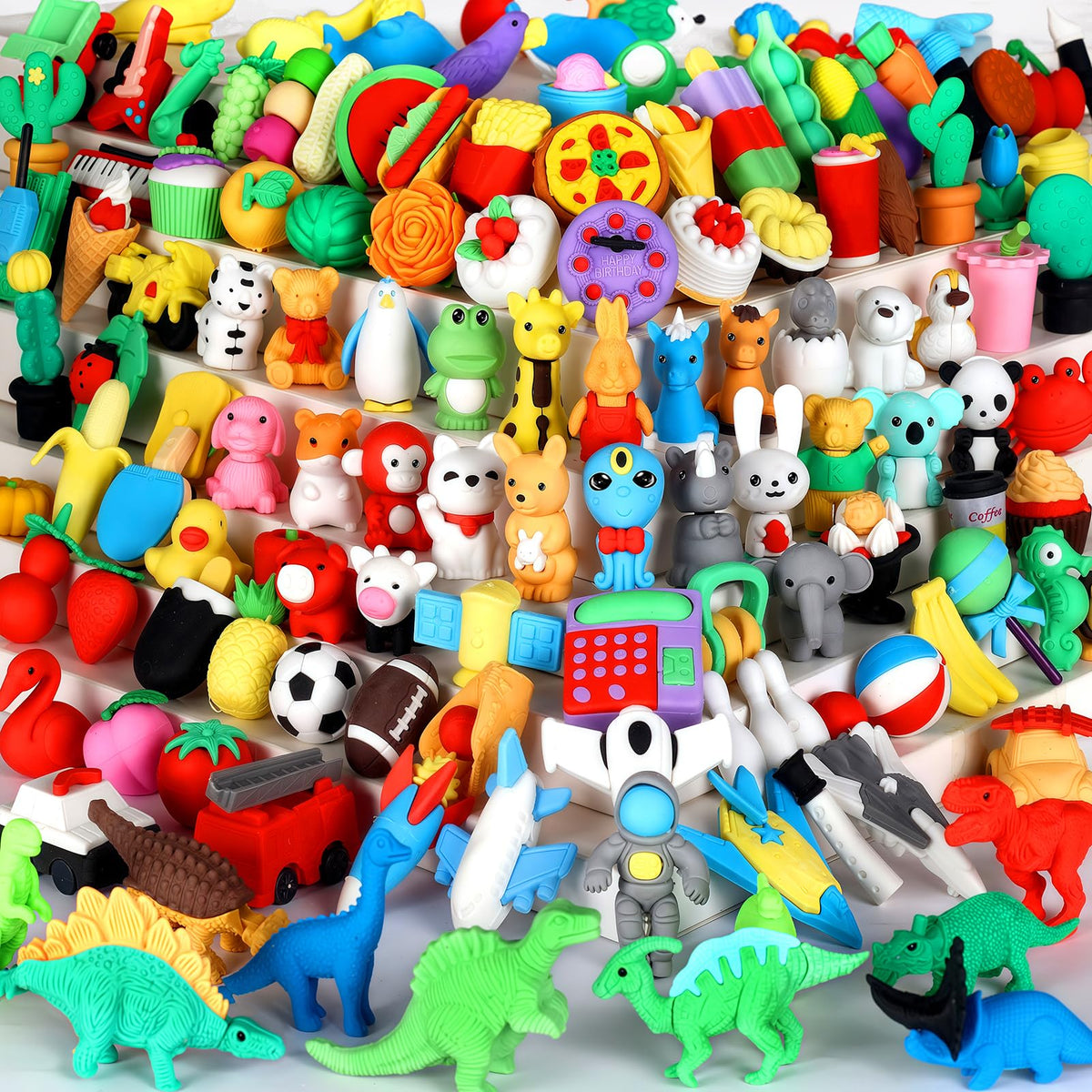 URSKYTOUS safari animal erasers for classroom rewards and creative play.