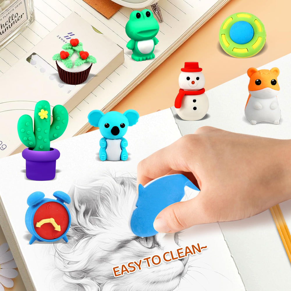 URSKYTOUS Animal Erasers Classroom Rewards versatile tools for motivation and play