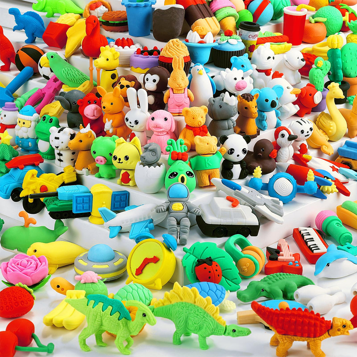 URSKYTOUS animal erasers collection for classroom rewards and imaginative play.
