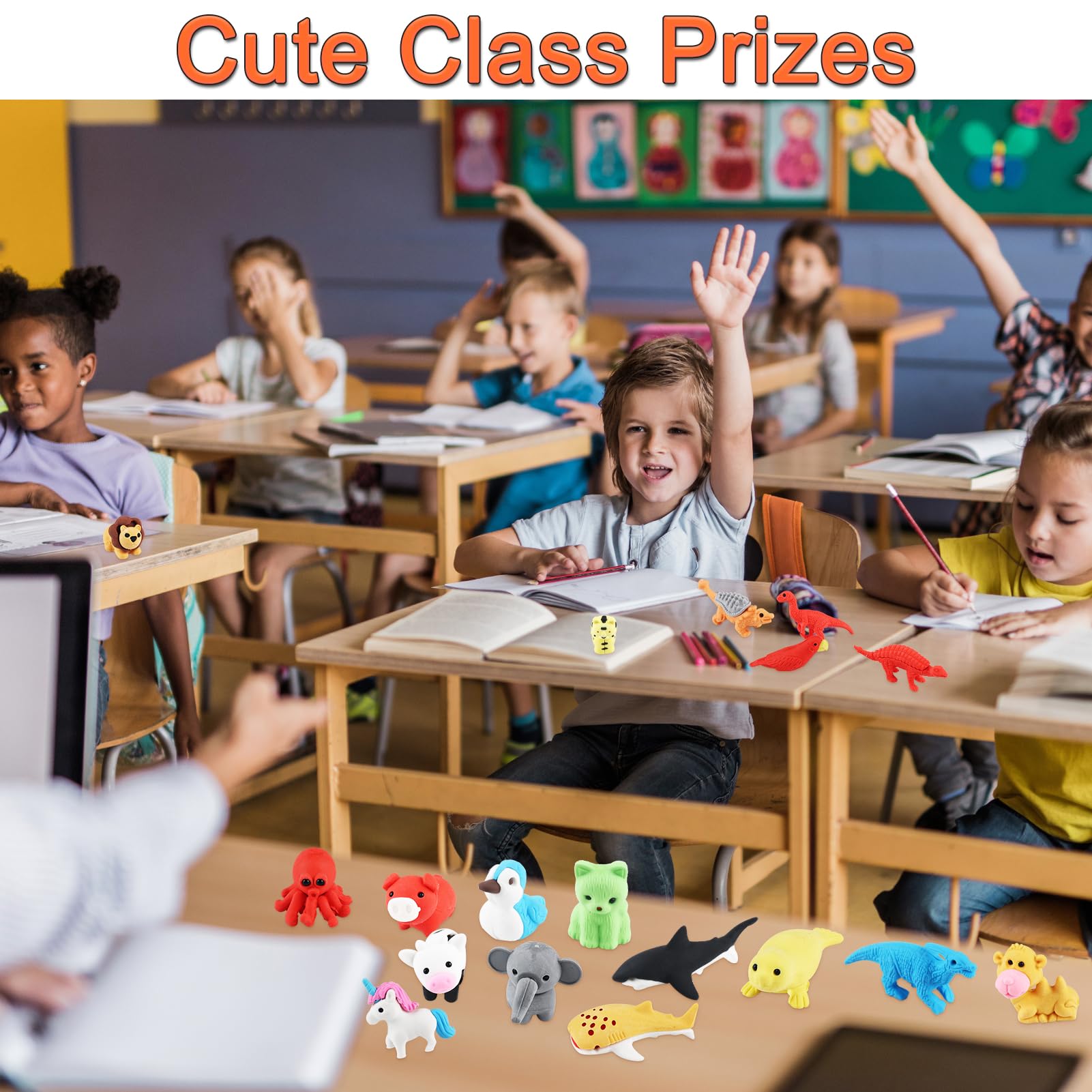 URSKYTOUS kangaroo eraser brightens pencils and collaborative learning activities