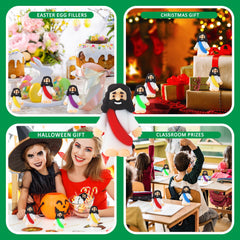 URSKYTOUS mini Jesus dolls as Easter decorations and classroom inspiration.