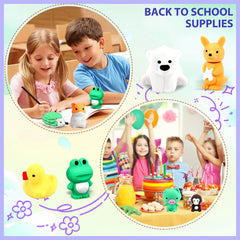 URSKYTOUS panda desk pet eraser doubles as a cute interactive toy