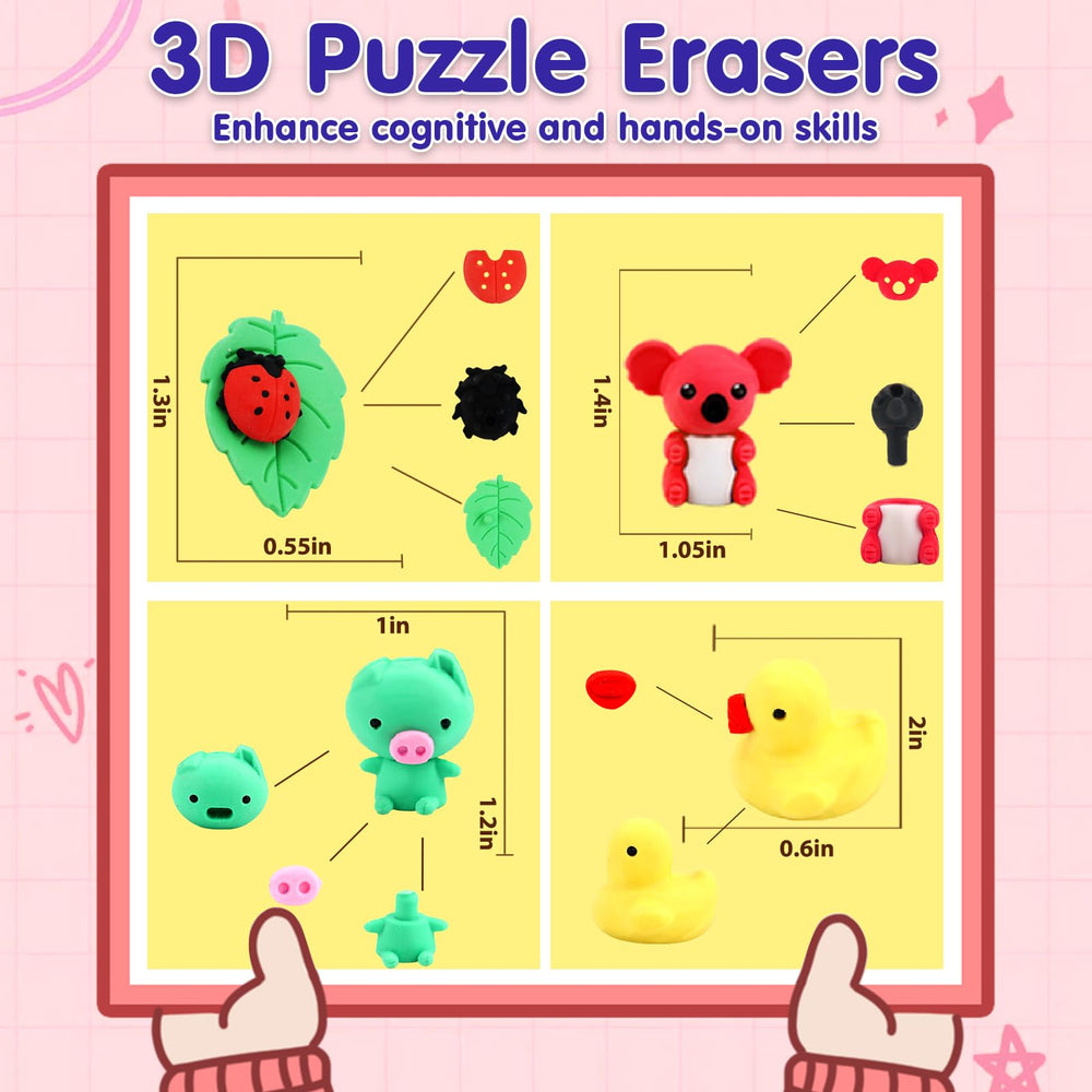 URSKYTOUS turtle 3D eraser combines color, texture, and collectible appeal