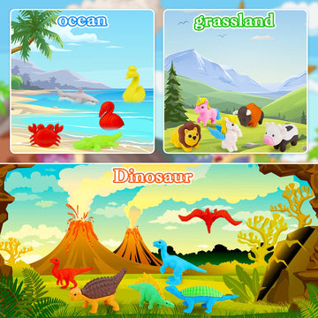 URSKYTOUS zoo animal eraser collection supports storytelling and classroom rewards