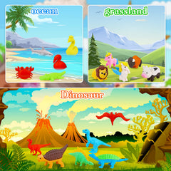 URSKYTOUS zoo animal eraser collection supports storytelling and classroom rewards