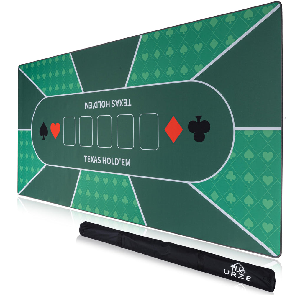Urze poker table top foldable 70x35 for easy transport and storage.
