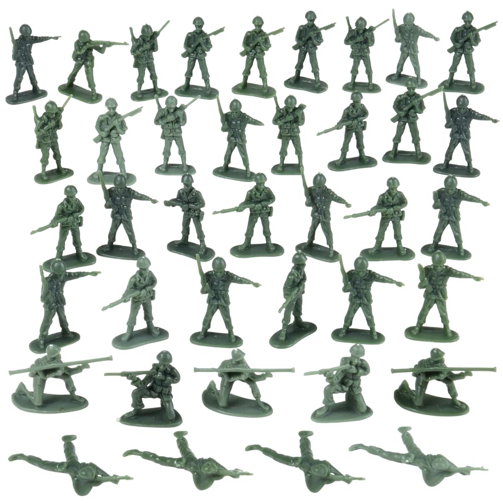 U. S. Toy deluxe green army soldiers 2-inch figures for imaginative play