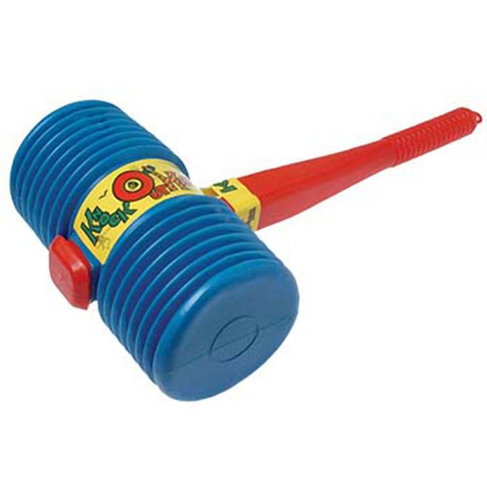 US Toy giant squeaky circus clown hammer, 15.5-inch toy for imaginative play and party fun.