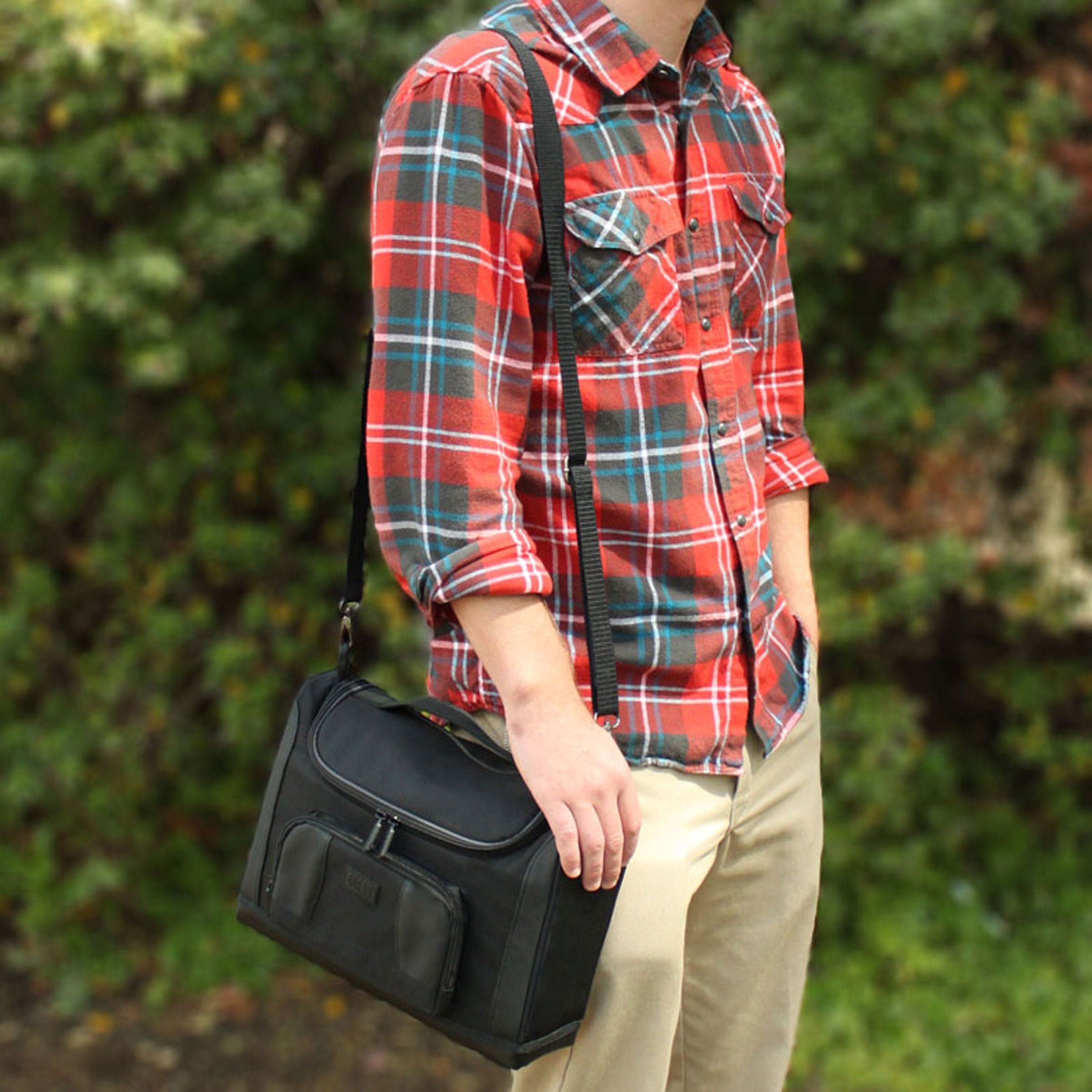 USA Gear compact size fits neatly in backpacks for easy carrying