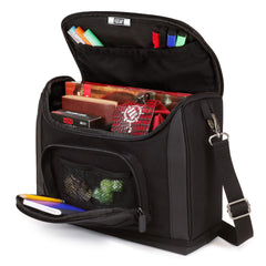 USA Gear Compact Travel Bag with interior dividers protecting RPG gear during travel