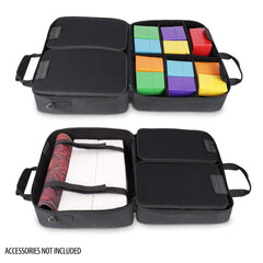 USA Gear XL large storage area — holds decks and large card boxes securely.