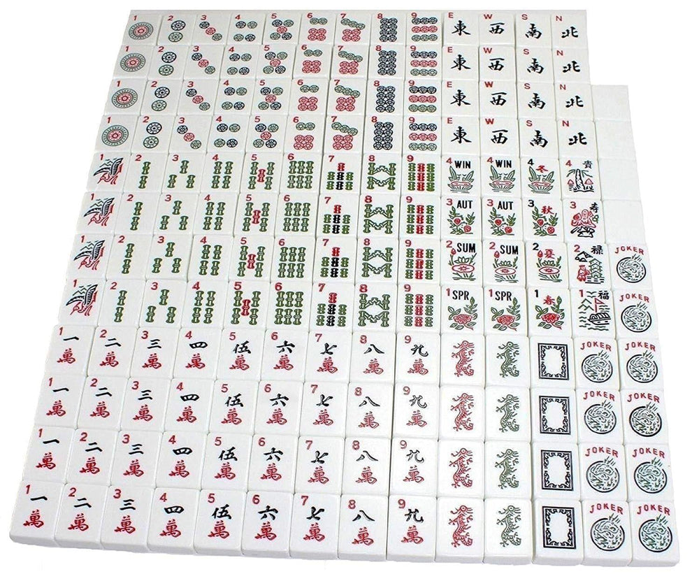 USA MJ TABLE .COM Mahjong racks hold tiles securely for quick setups.