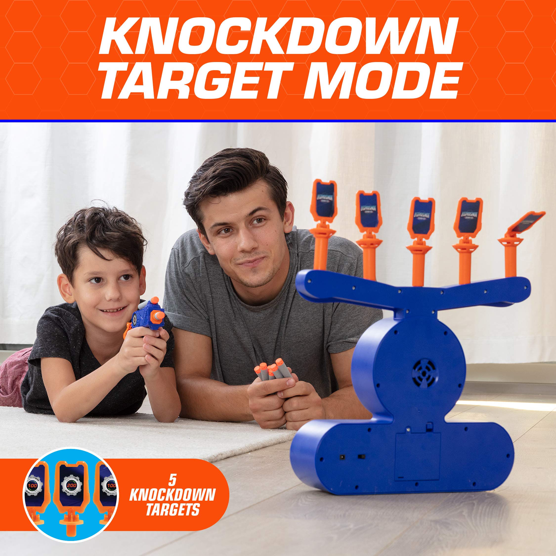 USA Toyz AstroShot Zero GS hovering ball targets enable adjustable height play.