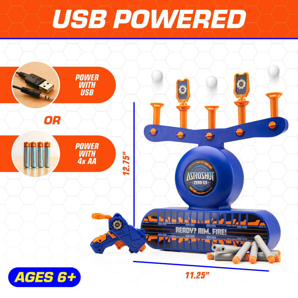 USA Toyz AstroShot Zero GS kid-safe design ensures durable indoor use.