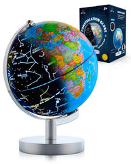 USA Toyz illuminated globe on non-tip stand for stable desk display