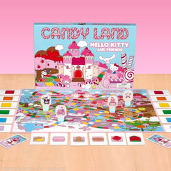 USAOPOLY Candy Land character movers with Hello Kitty and Friends