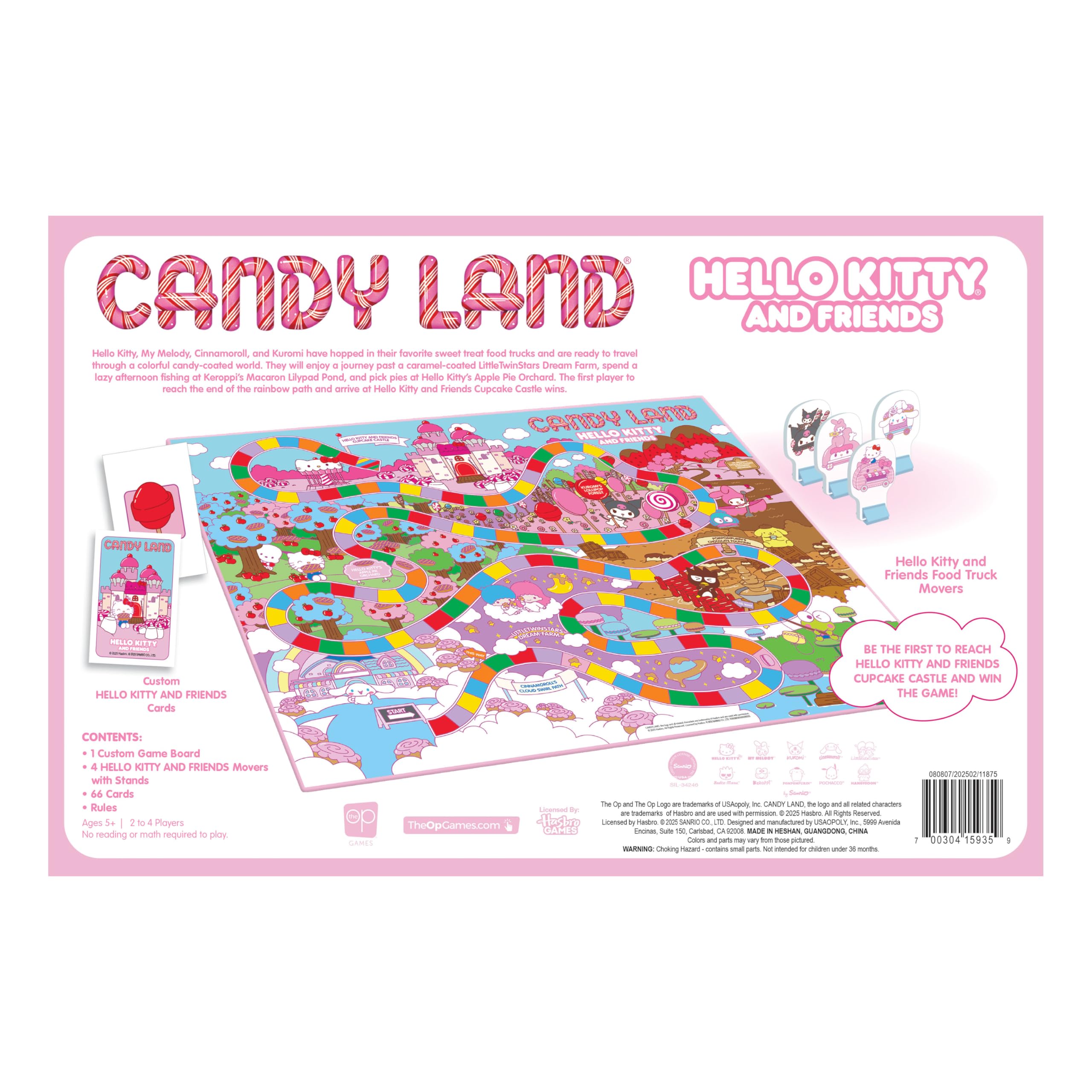 USAOPOLY Candy Land setup instructions for quick, screen-free play