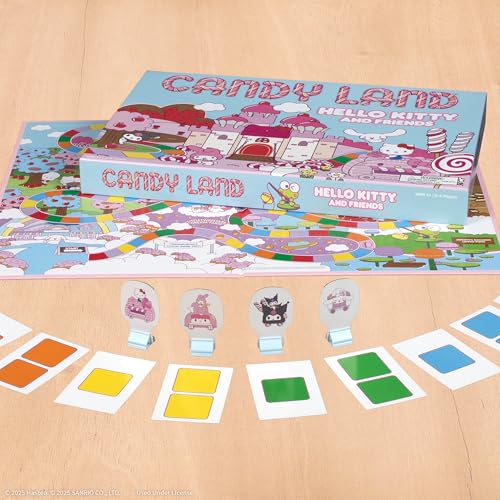 USAOPOLY Candy Land macaroon pond scene supports cooperative play